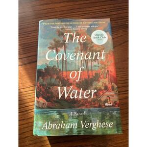 The Covenant of Water Abraham Verghese Hardcover Oprah Book Club 2023 Fiction